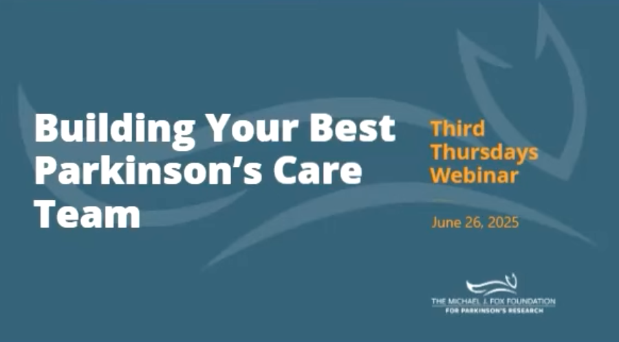 Building your best Parkinson's care team
